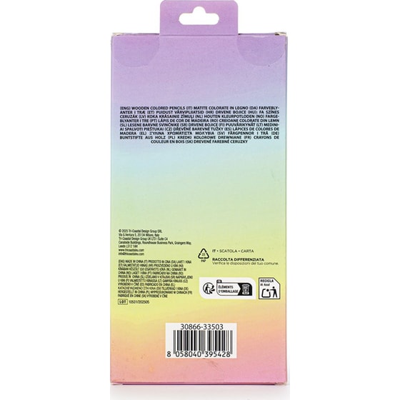 Ξυλομπογιές Posh+Pop (12 Τεμάχια) image 1