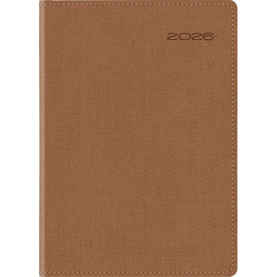 Ημερολόγιο Ημερήσιο 2026 Θεοφύλακτος 12M Harris Flex Καφέ image 0