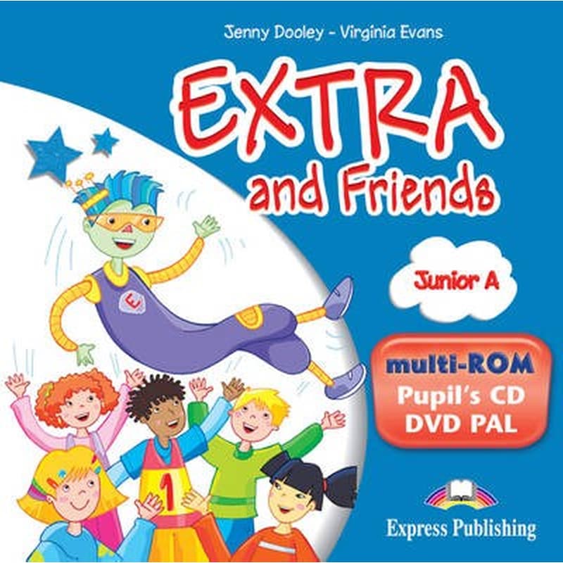 Extra Friends Junior A Pupils CD/DVD PAL (Greece)