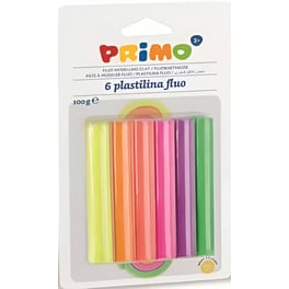 Σχολική Πλαστελίνη Morocolor Fluo 6 Τεμάχια