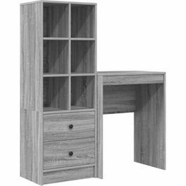 Γραφείο VidaXL 105,5x34x127 cm - Γκρι Sonoma (2 τεμ.)