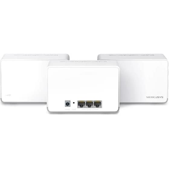 Mercusys Halo H70X v1 WiFi Mesh Network Access Point Wi‑Fi 6 Dual Band (2.4 & 5GHz) σε Τριπλό Kit - Λευκό image 0