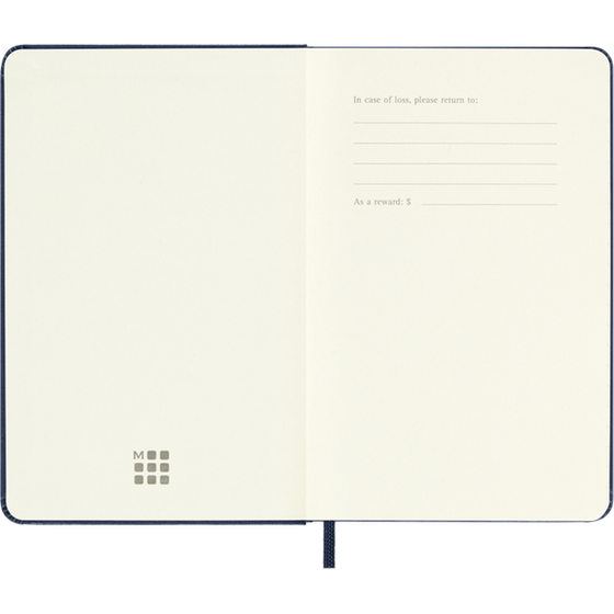 Ημερολόγιο Ημερήσιο 2027 Moleskine 12M Pocket Hardcover Μπλε image 2