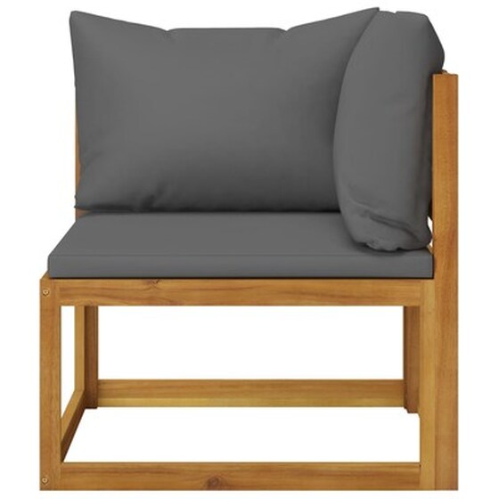 Σαλόνι Κήπου 8 Τεμαχίων Από Μασίφ Ξύλο Ακακίας Με Μαξιλάρια image 5