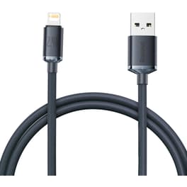 Καλώδιο Baseus Crystal Shine Series USB Type-A σε Lightning 2.4 A - 1.2 m - Μαύρο