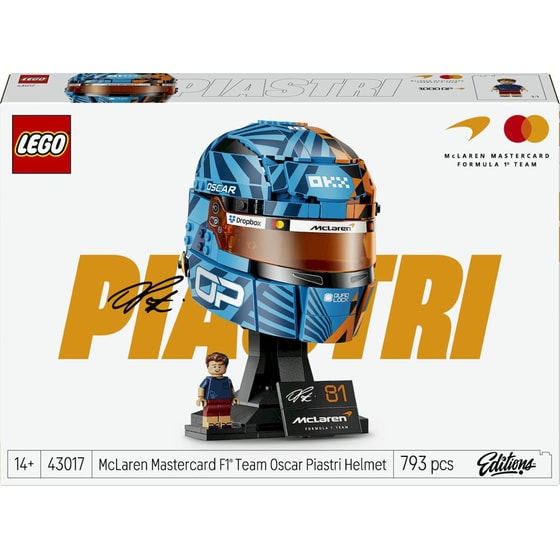 LEGO® Editions McLaren Mastercard F1® Team Oscar Piastri Helmet (43017) image 0