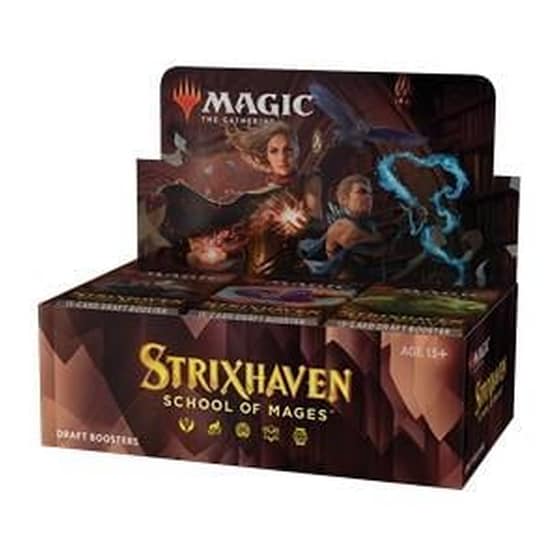 Magic The Gathering Draft Booster Box(36 Boosters)-strixhaven: School Of Mages(with Buy-a-box Promo) image 0