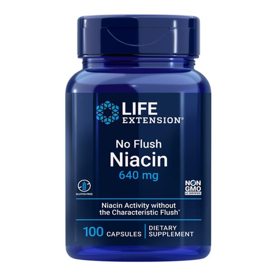 Life Extension No Flush Niacin 640mg - 100 κάψουλες image 0