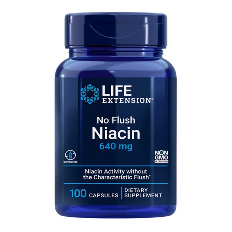 Life Extension No Flush Niacin 640mg - 100 κάψουλες