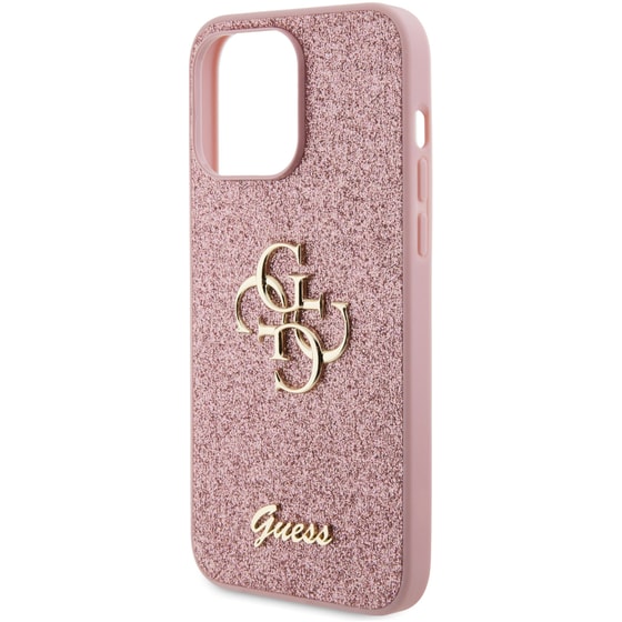 Guess Fixed Glitter 4g Logo Case Θήκη Προστασίας Από Σιλικόνη – Iphone 15 Pro Max (pink – Guhcp15xhg4sgp) image 7