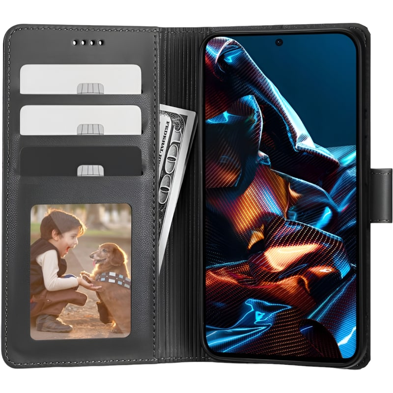 TECH-PROTECT Θήκη Xiaomi Redmi Note 12 Pro / Poco X5 Pro - Tech-Protect Wallet - Μαύρο