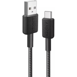 Καλώδιο Anker 322 A81H6G11 USB-Α σε USB-C 15W 1.8m - Μαύρο