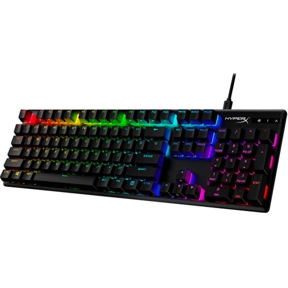HyperX Alloy Origins PBT Gaming Μηχανικό Ενσύρματο USB Πληκτρολόγιο RGB Μαύρο (US) image 1
