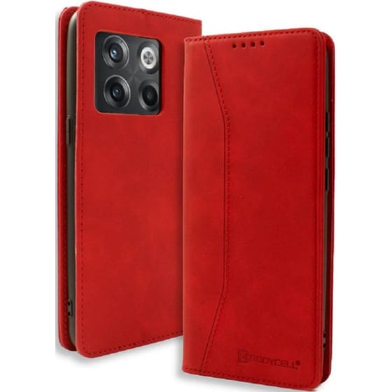 Θήκη Oneplus 10T - Bodycell Wallet Case - Red image 0