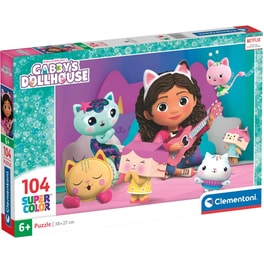 Παιδικό Παζλ Clementoni Super Color DreamWorks Gabby's Dollhouse (104 Κομμάτια)