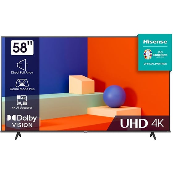 Hisense LED 58" 4K Smart Τηλεόραση 58A6K image 0