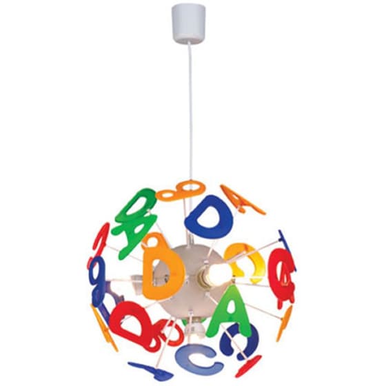 Παιδικό Φωτιστικό Οροφής Aca School Γράμματα MD70853E image 2
