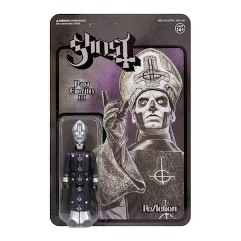 Φιγούρα Ghost: Reaction – Papa Emeritus Iii (black Series) Action Figure (10cm)
