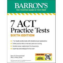 7 ACT Practice Tests, Sixth Edition + Online Practice