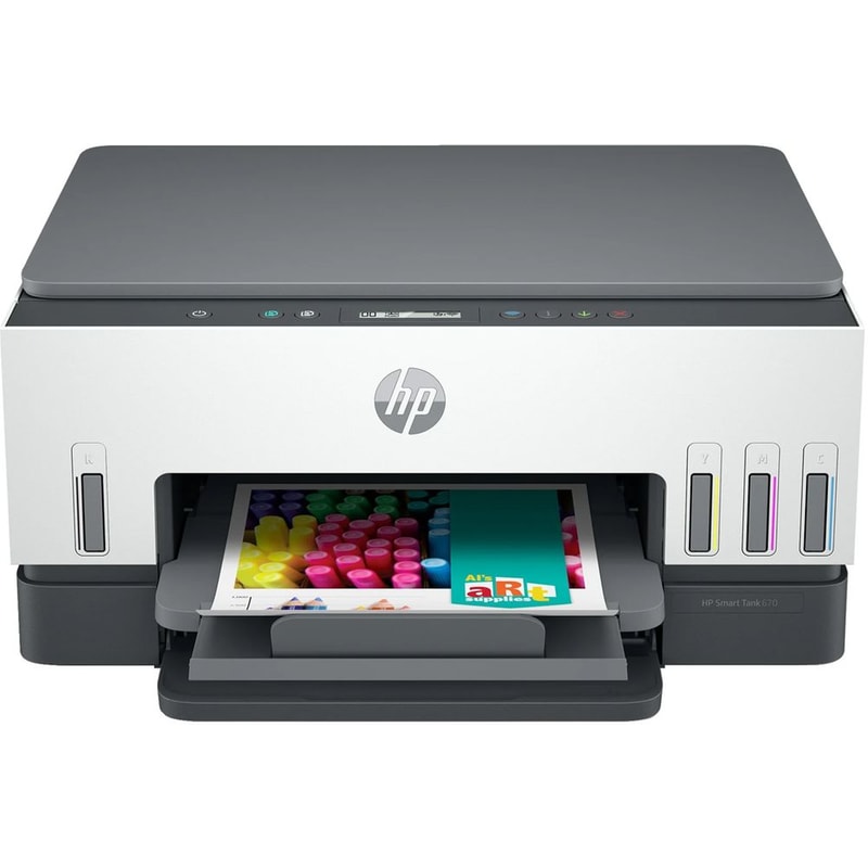 HP Smart Tank 670 Εγχρωμο Πολυμηχάνημα Inkjet A4 με WiFi, Bluetooth, Duplex Print (6UU48A)