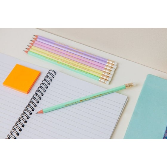 Μολύβι Bic με Γόμα HB Evolution Pastel (1 Τεμάχιο) image 3