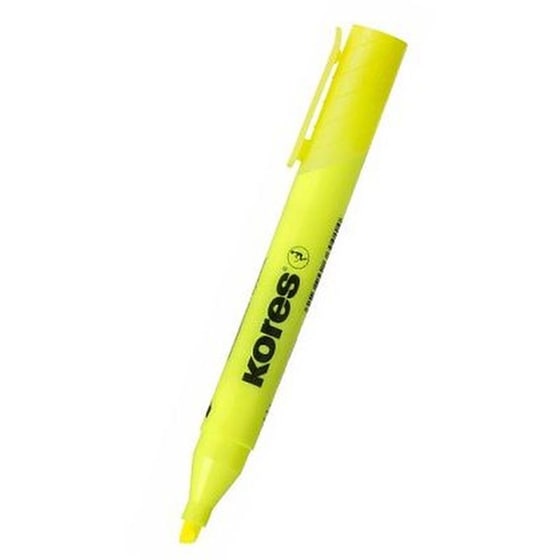 Μαρκαδόρος Υπογράμμισης Kores Neon 3-5mm Κίτρινο image 2