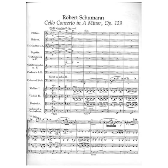 Βιβλίο Για Σύνολα Dover Publications Great Romantic Cello Concertos [full Score] image 3