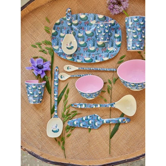 Πιατέλα Μελαμίνης Rice 30x22 cm - Swan Lake image 3