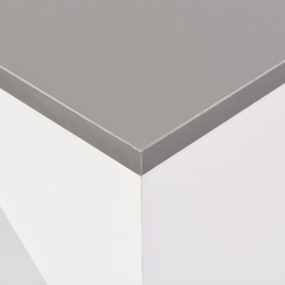 Vidaxl Τραπέζι Μπαρ Με Κινητή Ραφιέρα Λευκό 138 X 40 X 120 Εκ. image 2