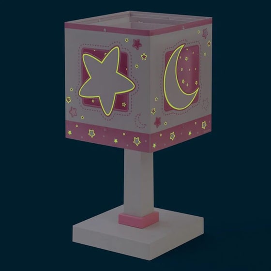 Παιδικό Επιτραπέζιο Φωτιστικό Ango Moon 63231S - Ροζ image 3