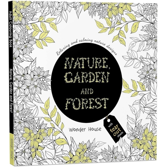 Nature, Garden and Forest: Colouring Books for Adults with Tear Out Sheets image 0