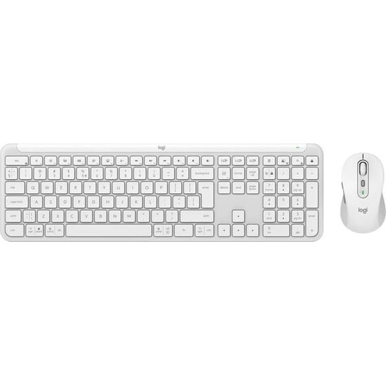 Logitech MK950 Signature Slim Silent Ασύρματο Σετ Πληκτρολόγιο & Ποντίκι (US) - Off White image 0