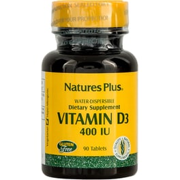 Nature's Plus Vitamin D3 400IU - 90 ταμπλέτες
