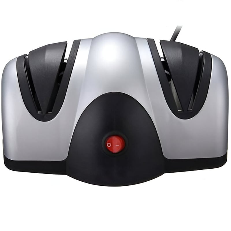 Ηλεκτρικό Διπλό Ακονιστήρι για Μαχαίρια και Ψαλίδια -Ασημί/Μαύρο