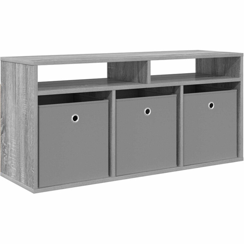 Έπιπλο Τηλεόρασης VidaXL με Συρτάρι 102 x 32 x 48,5 cm - Γκρι Sonoma