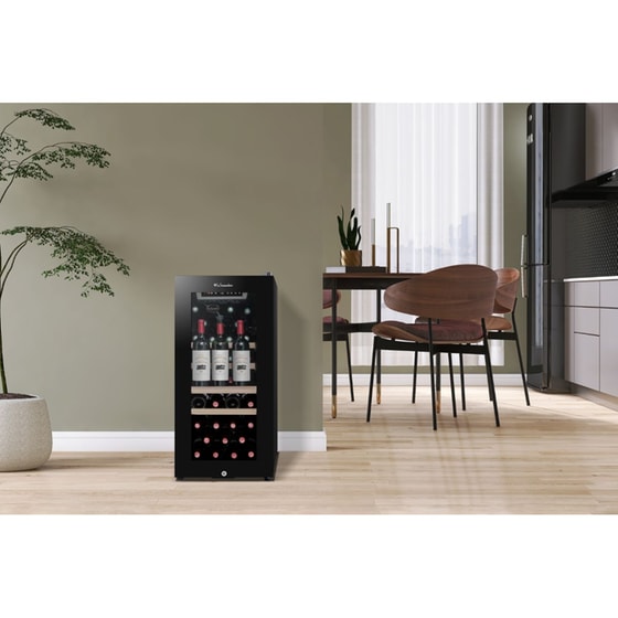 LA SOMMELIERE LS38BLACK για 38 Μπουκάλια Μαύρο Συντηρητής Κρασιών image 8