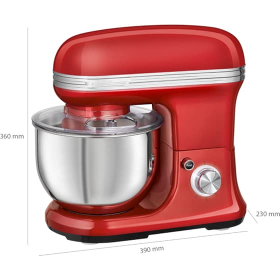 Κουζινομηχανή PROFICOOK PC-KM 1197 1200 W 5 L Κόκκινο image 4