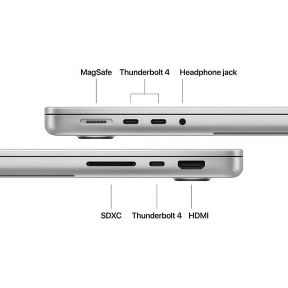 Apple MacBook Pro 14" M6 Chip QHD+ (Apple M6 12 Cores/16 GB/1TB SSD/12 Cores GPU/macOS) Space Black image 6