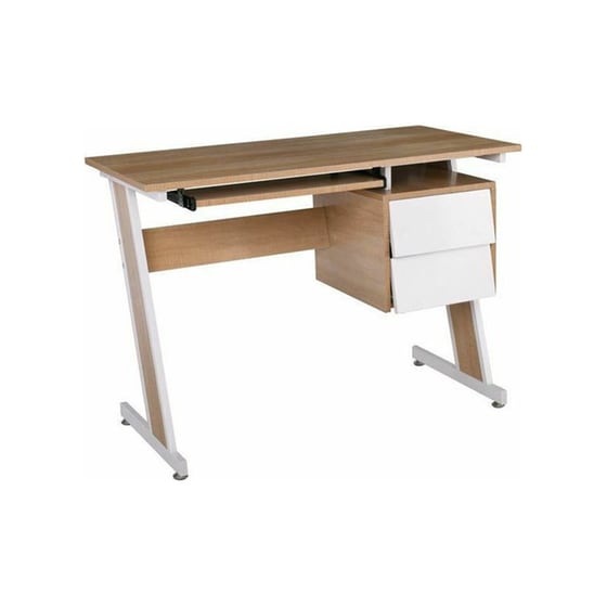 Γραφείο Υπολογιστή Welhome από Μοριοσανίδα 105x54cm - Sonoma/Λευκό image 0