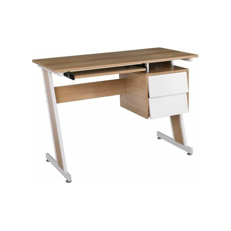 Γραφείο Υπολογιστή Welhome από Μοριοσανίδα 105x54cm - Sonoma/Λευκό