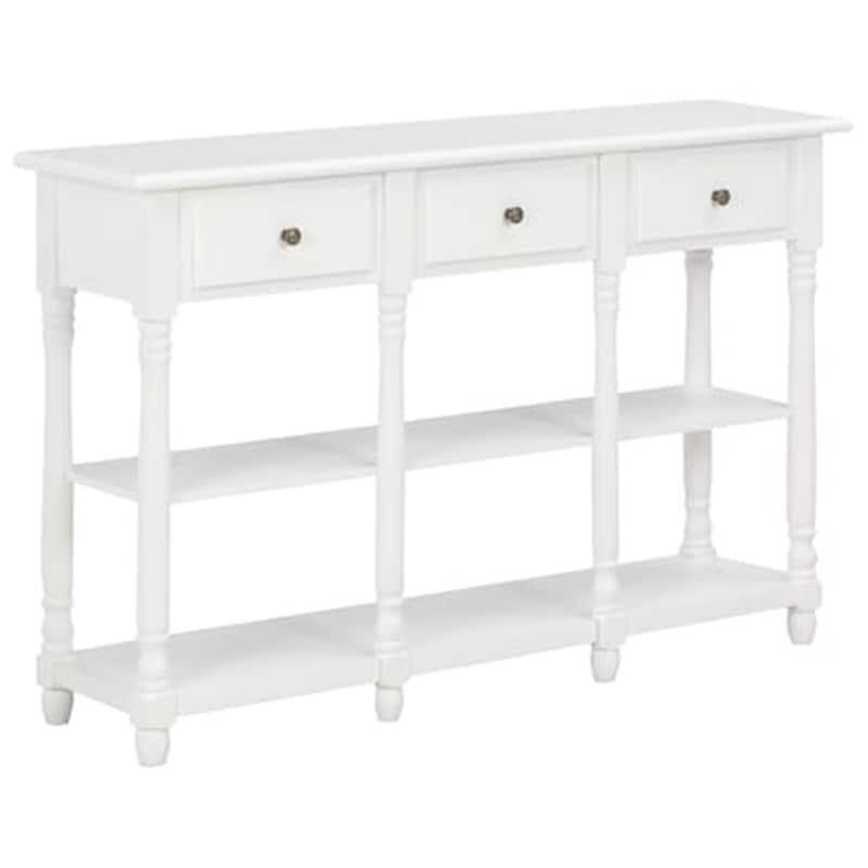 VIDAXL Κονσόλα Vidaxl από Mdf 120x30x76 cm - Λευκή