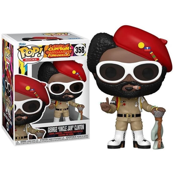 Funko Pop! Rocks: George Clinton Parliament Funkadelio - George "Uncle Jam" Clinton 358 image 1