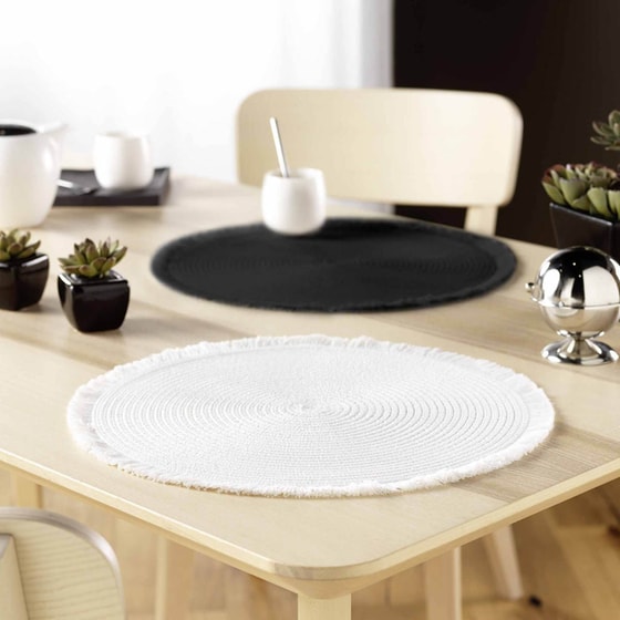 Σουπλά Spitishop από Πολυεστέρας 38 cm - Μαύρο image 1