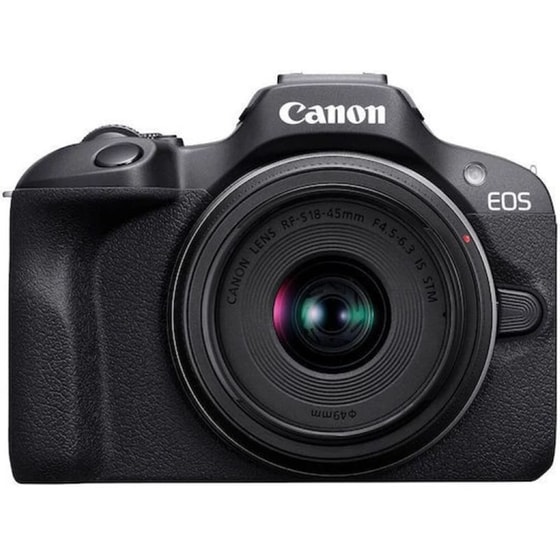 Φωτογραφική Μηχανή Mirrorless Canon EOS R100 Kit RF-S 18-45mm f4.5-6.3 IS STM + RF 75-300mm f/4-5.6 - Black image 2