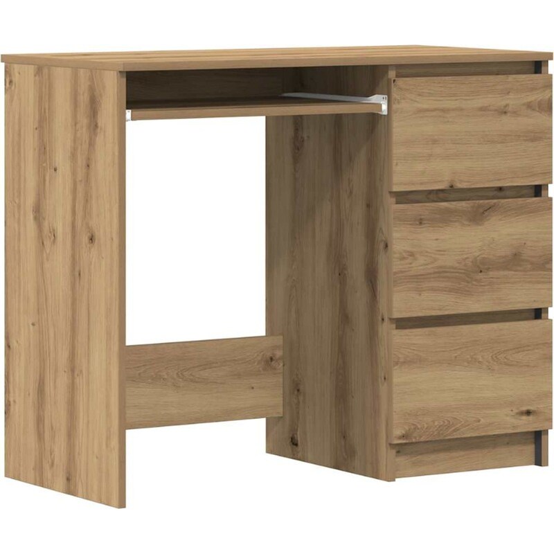Γραφείο VidaXL από Επεξεργασμένο Ξύλο 90x45x76 cm - Artisan Δρυς
