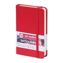 Talens Sketch Book Κόκκινο 80φυλ. 9x14εκ. 140γρ.