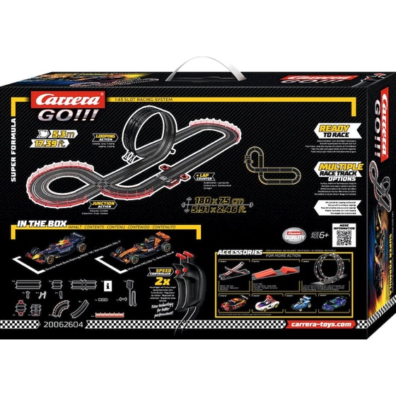 Carrera Go!!! Super Formula Oracle Red Bull Racing & McLaren 1:43 Τηλεκατευθυνόμενα Αυτοκίνητα σε Πίστα (20062604) image 4