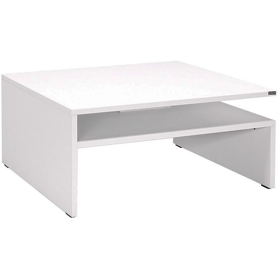 Τραπεζάκι Σαλονιού Spitishop από MDF 90x90x42cm - Λευκό image 0