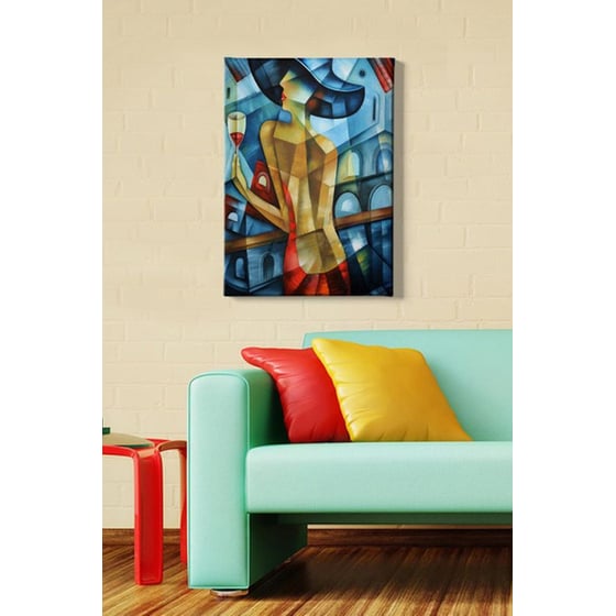 Μοντέρνος Πίνακας 24Mall Γυναικεία Φιγούρα 50x70 cm image 1