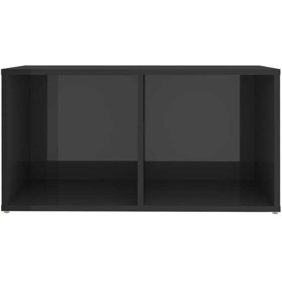 Έπιπλα Τηλεόρασης VidaXL από Μοριοσανίδα 2 Τμχ 72x35x36.5cm - Γκρι image 4